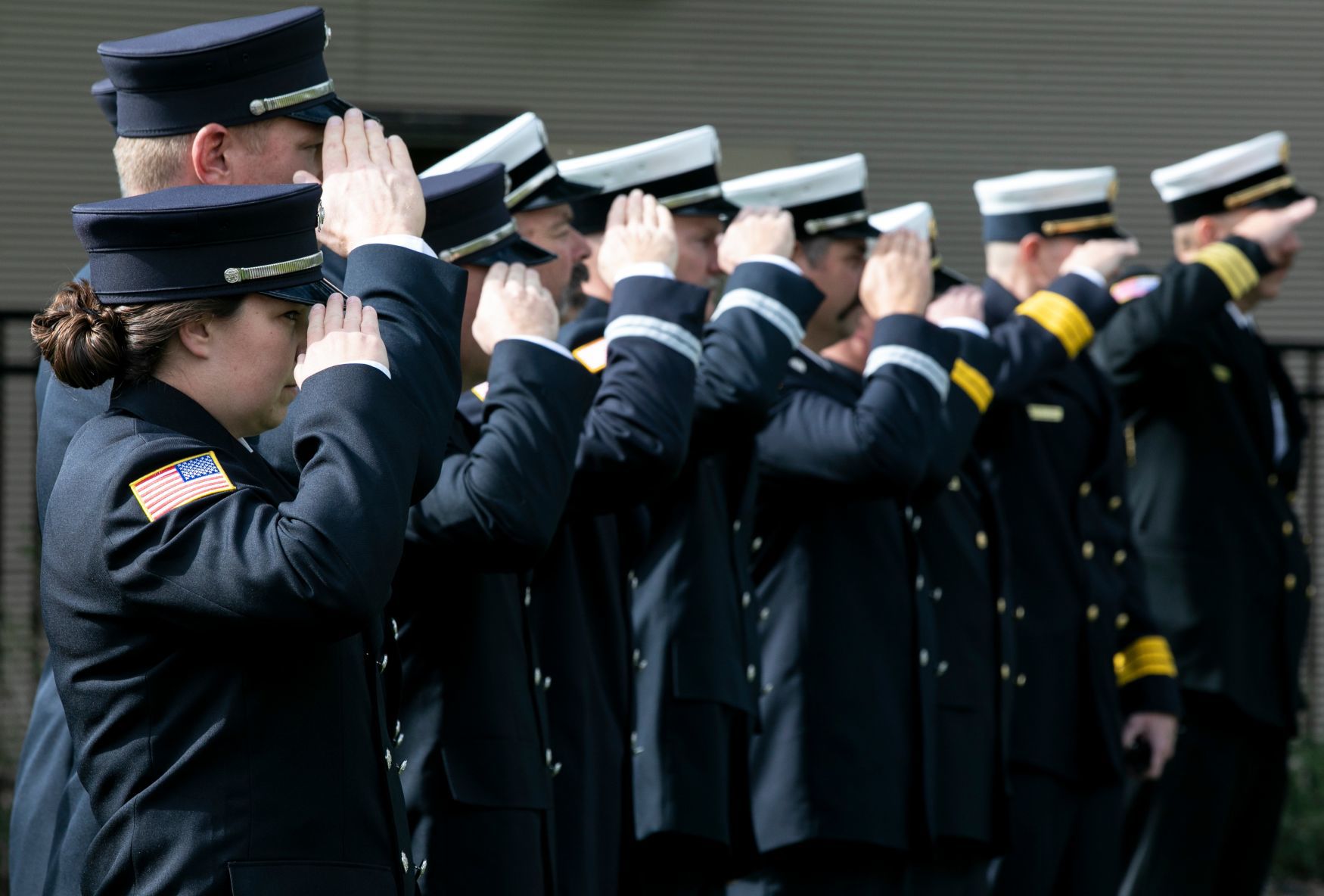 Fallen firefighter added to memorial wall